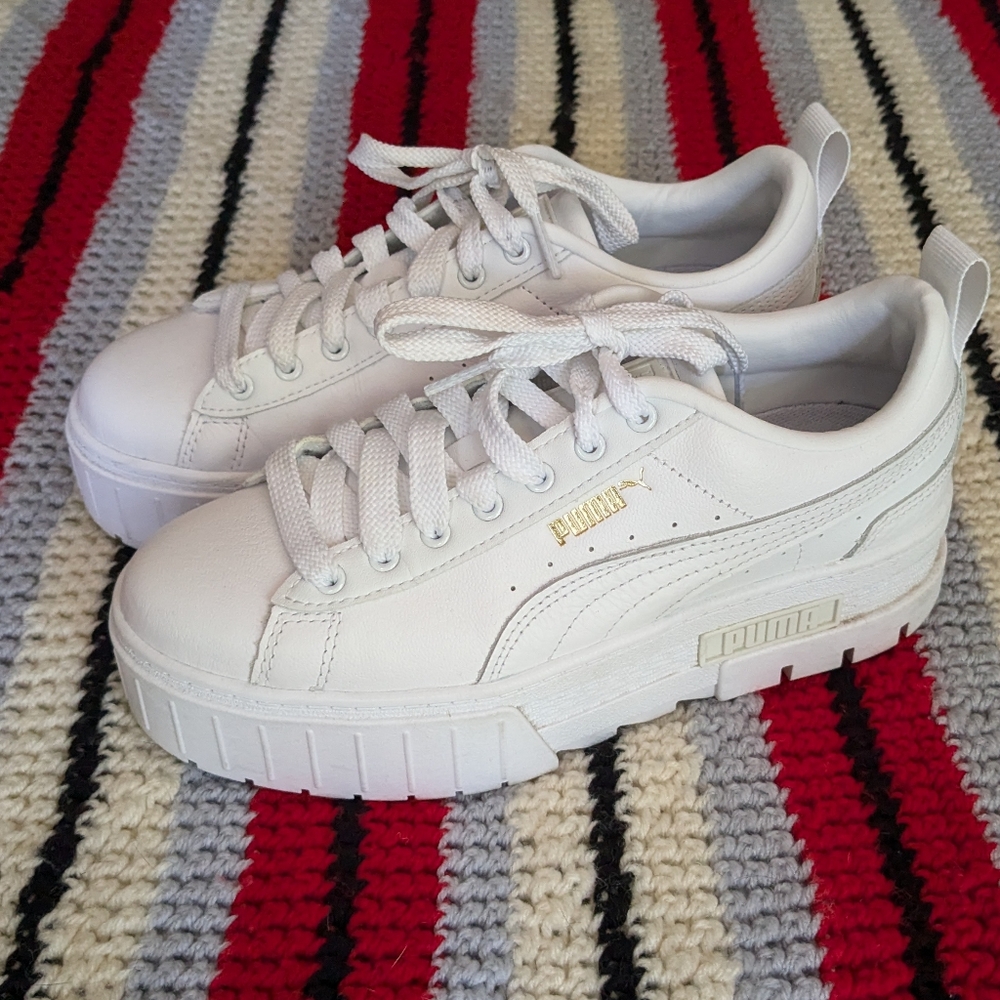 Puma Mayze white sneakers
